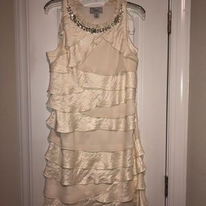 Dressbarn champagne dress